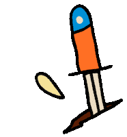 Knife Cut Sticker by Made By Radio