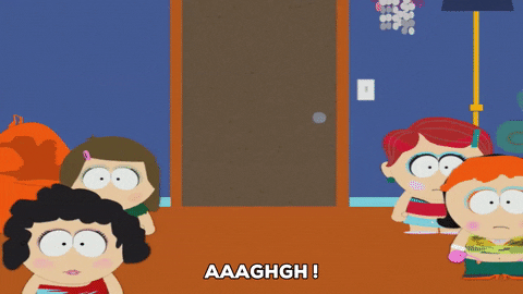 running GIF by South Park 