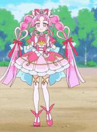 Excited Magical Girl GIF