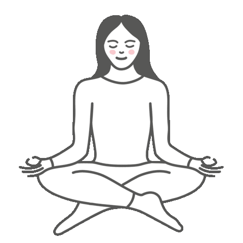 Yoga Meditation Sticker
