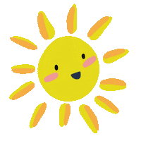 Happy Day Sun Sticker by Nhena