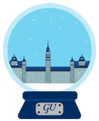 Holiday Hoya Sticker by Georgetown University