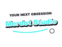 Logo Click Here Sticker by Merdott