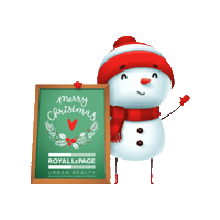 Merry Christmas Sticker by royallepageurban