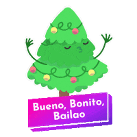 Happy Christmas Tree Sticker by Dance Emotion