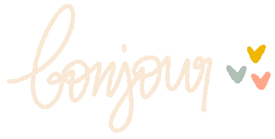 French Hello Sticker
