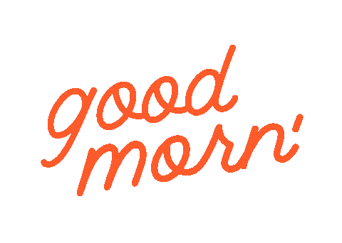 Good Morning Coffee Sticker