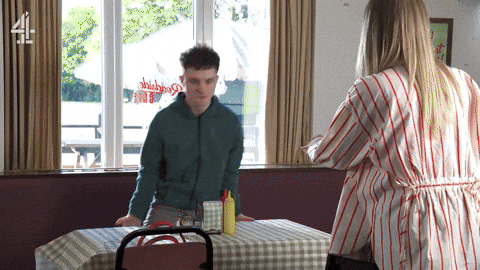Run Table Flip GIF by Hollyoaks