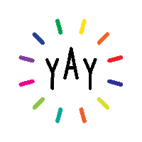 Excited Party Sticker