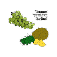 Pineapple Fruits Sticker