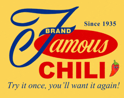 FamousChiliCo texas chile famous hotdog GIF