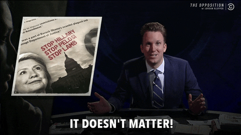 it doesn't matter hillary clinton GIF by The Opposition w/ Jordan Klepper