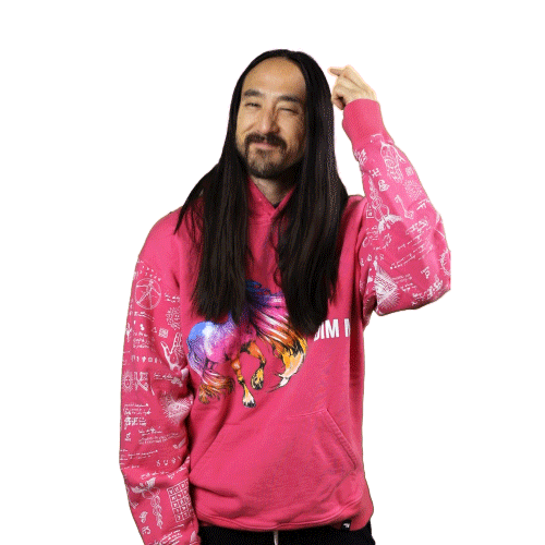 Steve Aoki Pointing Sticker by Ultra Records