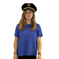 Blauw-Gras captain salute pirate pirates Sticker