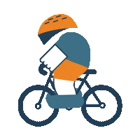 TourismeLourdes bike cycling velo lourdes Sticker