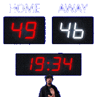 46 Away Sticker