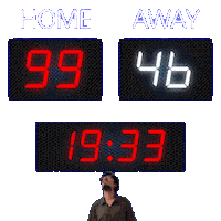 46 Away Sticker