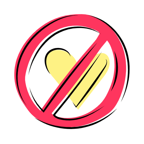Break Up Love Sticker by Mediamodifier