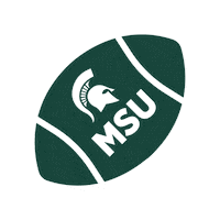 Sport Go Green Sticker by Michigan State University