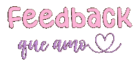 Feedback Sticker by Bel Diniz
