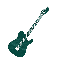 Guitar Bass Sticker by Live Nation