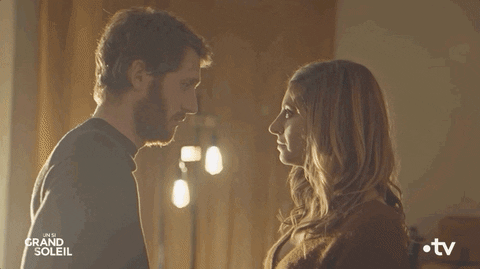 Couple Love GIF by Un si grand soleil