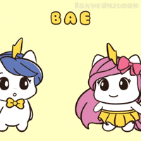 My Love Kiss GIF by Brave Unicorn