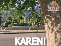karencardstcg side eye karen peekaboo funny meme GIF