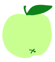 Apple Green Planet Sticker by Green Planet Astronauts