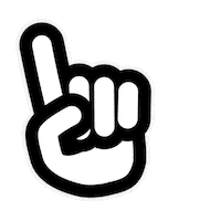 Hand No Sticker by Fancy Dots