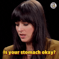 Dakota Johnson Hot Ones GIF by First We Feast