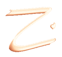 Alphabet Orange Sticker