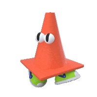 3D Traffic Cone Sticker by Nike