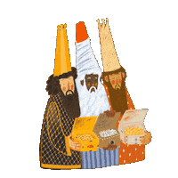 Praying Merry Christmas Sticker by Ancient Faith Kids