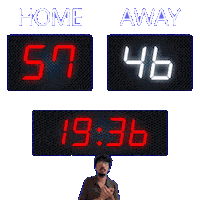 46 Away Sticker