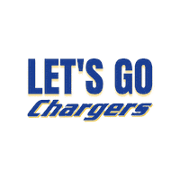 Lets Go Chargers Sticker by Crandall University Chargers Cross Country