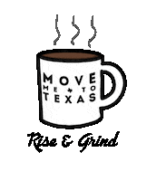 Real Estate Rise And Grind Sticker by MOVEMETOTX