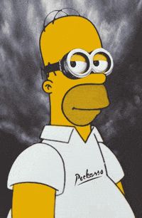 simpsons selfie GIF by PEEKASSO