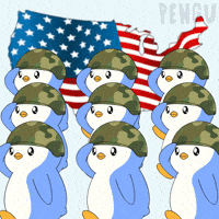 Team Marching GIF by Pudgy Penguins