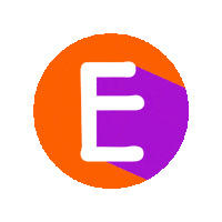 Orange Abc Sticker