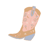Anthro Cowboyboot Sticker by Anthropologie
