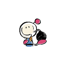 Sad Bomb Sticker by KONAMI