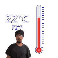 22 C Sticker