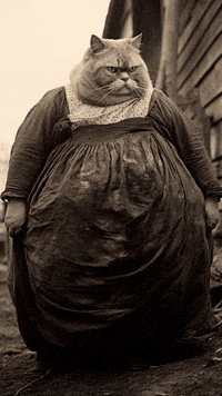 Fat Cat Funny Cats GIF