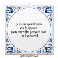 Humor Wijsheid Sticker by Tegelspreuken.nl