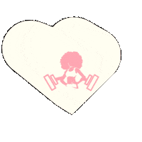 ggybf black fitness light work lightwork girl get your body fit Sticker