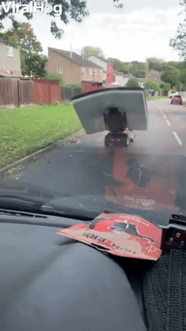 Man Transports Mattress on Mobility Scooter