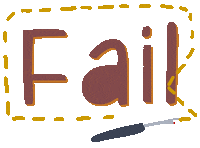 akkolade fail lost ups akkolade Sticker
