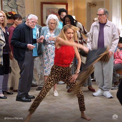 Great News Dance GIF by NBC