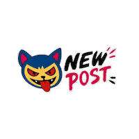 Cartoon Character New Post Sticker by EthanStriker